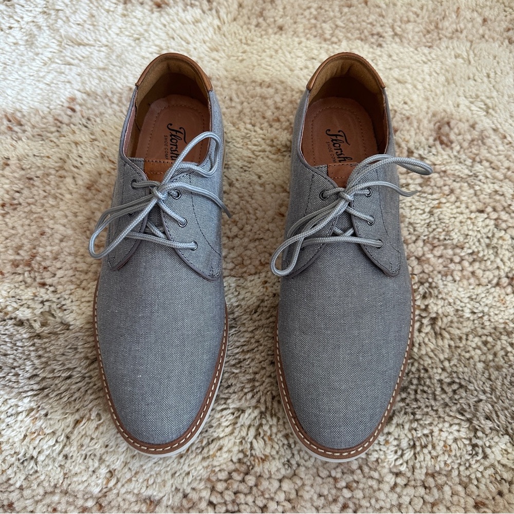 Florsheim Highland Canvas Plain Toe Oxford (Size 9)